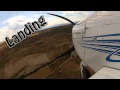 Takeoff and landing of ultralight plane