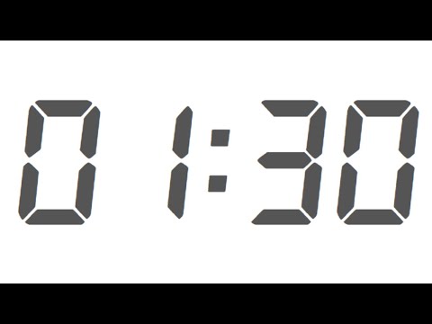 Timer 1 Minute 30 Seconds | 1.5 Minute Timer | 90 Second Countdown Timer |90 Second Timer with Alarm