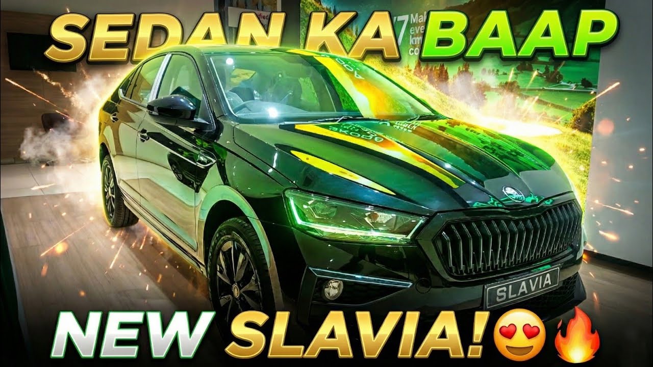 SEDAN KA BAAP! 👑 All New Skoda Slavia Detailed Review 🔥 #SkodaSlavia #carreview