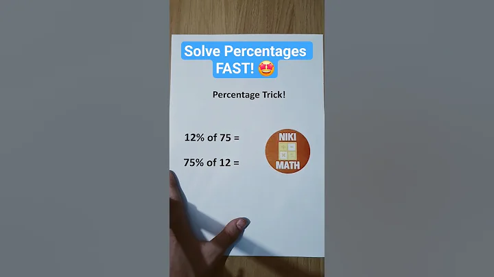 Find Percentages in Seconds | Percentage Problems - Shortcuts & Tricks #maths  #percents  #mathtrick