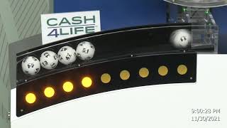 Cash4Life Drawing 11-30-2021