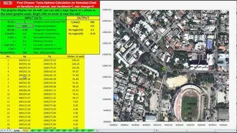 SPREADSHEET FOR INVERSE PARTICLE TRACKING - MULTIPLE WELLS