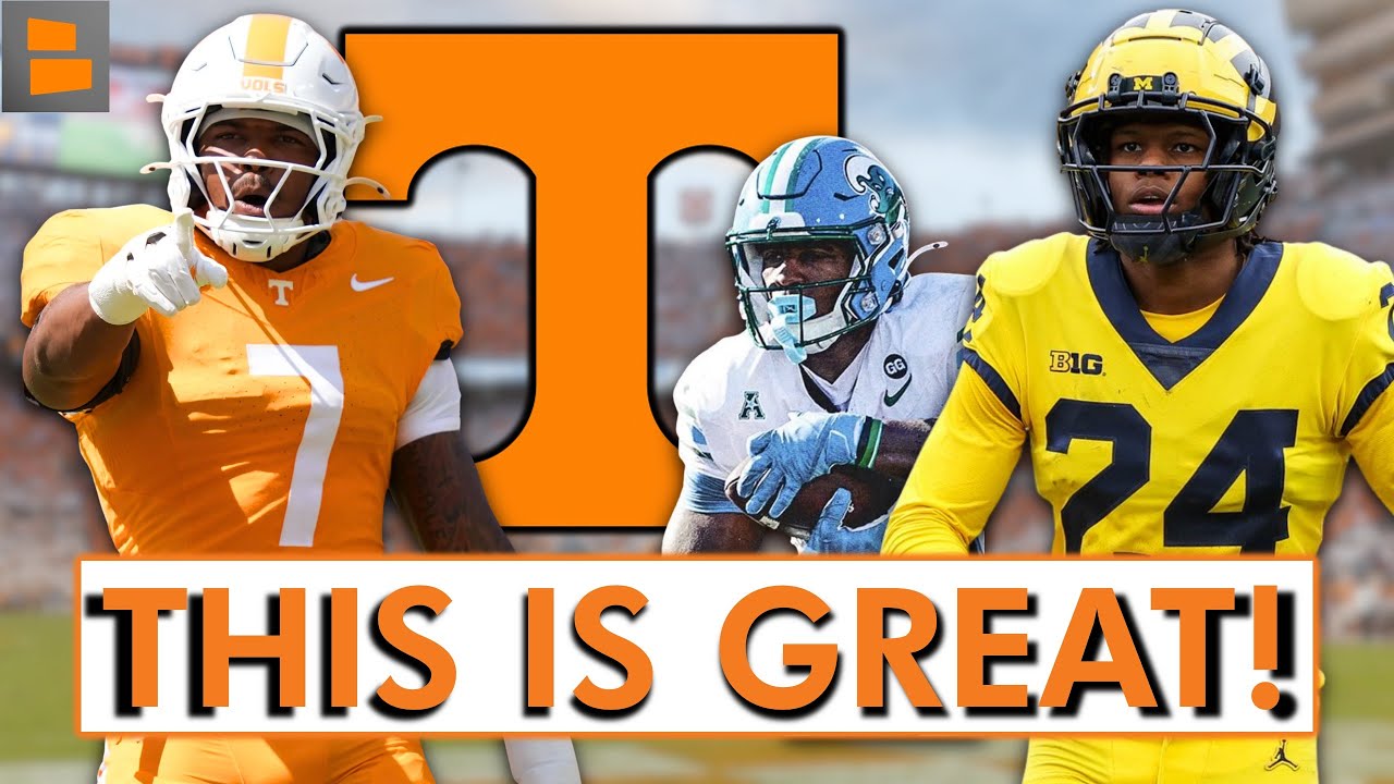 🚨Tennessee Football Gets AMAZING News In The Transfer Portal With 3 New Commits + Arion Carter News