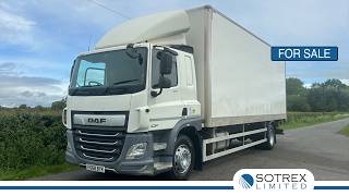 For Sale - New Stock From Sotrex: DAF CF 230 4 X 2 Sleeper Box Van