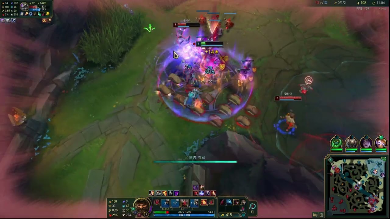 갱플 vs 나서스 [Full.Ver]