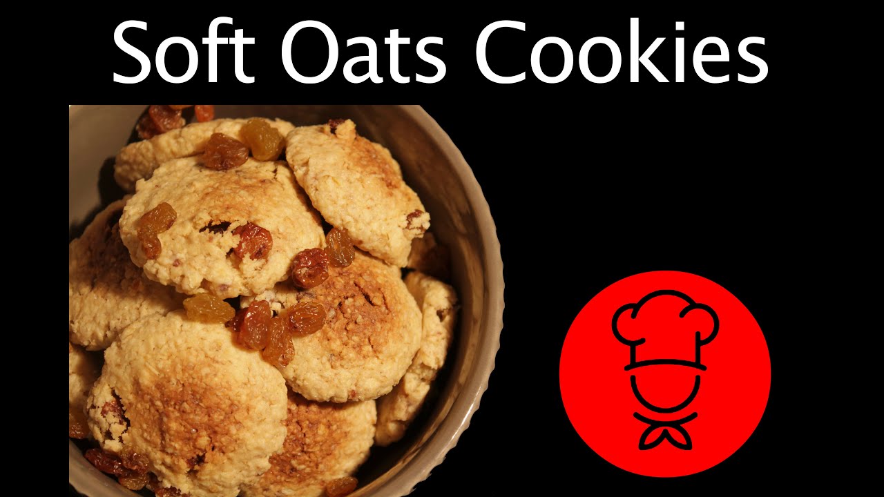 Soft Oats Cookies Healthy Oats baking recipe Oats Biscuit Easy