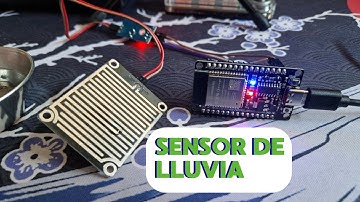 🌧️Sensor De Agua/Lluvia con ESP32 🤖