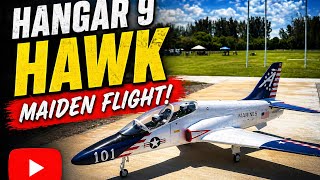 Hangar 9 Hawk T-45 -MAIDEN FLIGHT By Jon Bukaty 🔥 