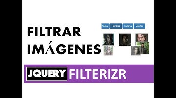 Filtrar imágenes con plugin jQuery filterizr (Rápido y efectivo)