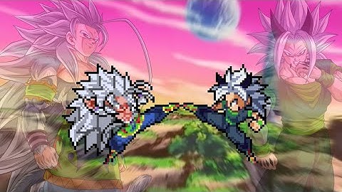 Goku AF SSJ 5 vs Zaiko | Sprite Animation 