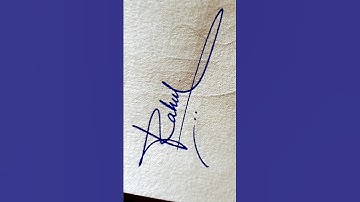 Professional Signature ✍️ Style for Rahul♥️ #shorts #viral  #trending #short #reels