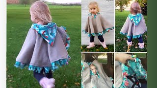 Diy Poncho For Kids And Babies -Easy Sewing Tutorial