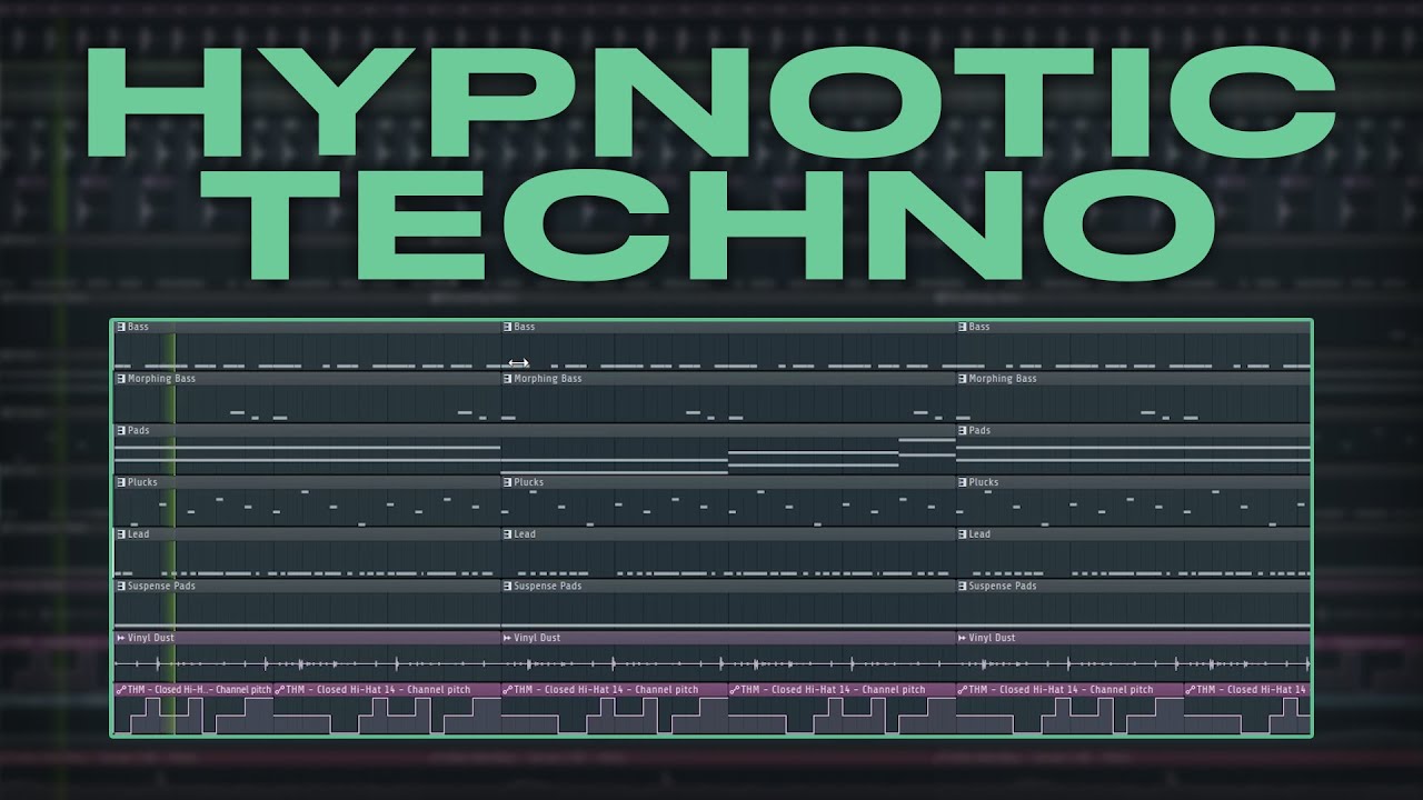 How To Make HYPNOTIC TECHNO!! - FL Studio Tutorial (+FREE FLP) - YouTube