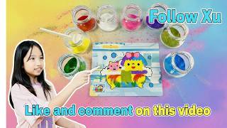 Easy Sand Art for Beginners | Let’s Draw Together with Xu!