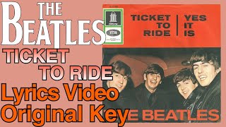Download Lagu the Beatles - Ticket-To-Ride [Lyrics Video] MP3