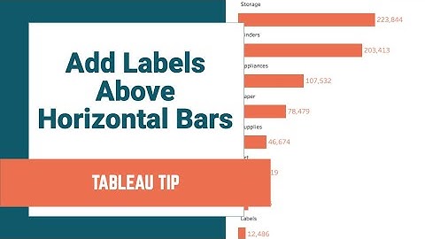 How to Show Labels Above Bar in a Horizontal Bar Chart