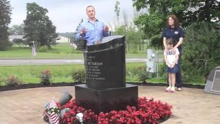 Officer Josh Miktarian, dedication of memorial stone