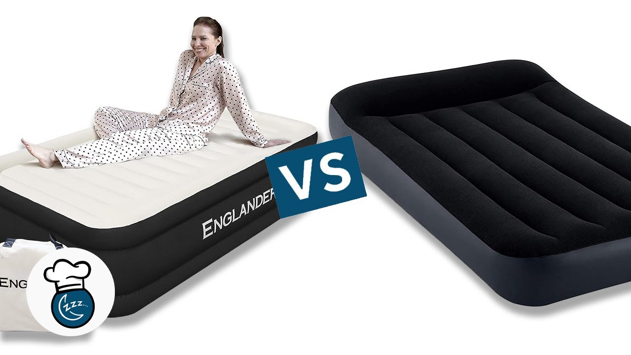 Englander Air Mattress vs Intex DuraBeam Standard Pillow Rest Classic