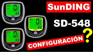 Configuración velocimetro bicicleta Sunding SD-548 screenshot 5