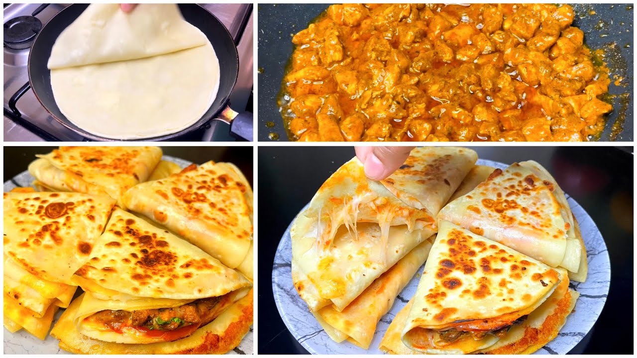 CHICKEN TORTILLA WRAP || റുമാലി റൊട്ടി ഷവർമ | ഉണ്ടാക്കി തീരുമ്പോഴേക്കും പാത്രം കാലിയാകും 😱