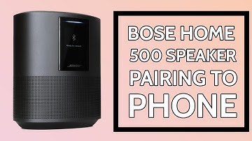 How to Pair to Phone Bose 500 Home Speaker | How to Tutorial