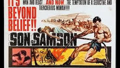 SON of SAMSON trailer, MARK FOREST - CHELO ALONSO. 1960.