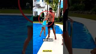 La Sorpresa Del Papá En La Piscina 🥹💦 #shorts