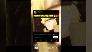 Naruto In Long Hair