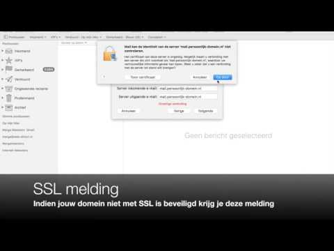 E-mail instellen in Mail - Mac - Domein-Direct.nl