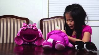 Fisher-Price Doodle Bear Rose - Pink Teddy Violet Teddy Bear Drawing Marker Review Playing screenshot 2