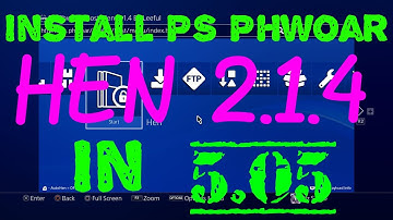 Add latest Hen 2.1.4 In PS4 5.05 Using PS Phwoar USB Installation Tutorial | PS4 JAILBREAK 2020