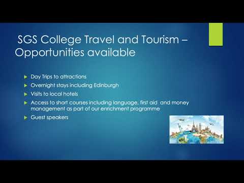 Travel And Tourism Course Overview Presentation (Filton Campus)