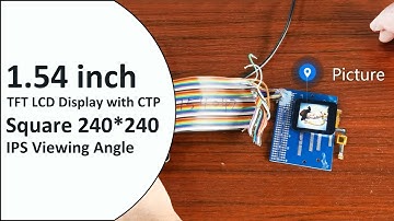 1.54inch LCD display touchscreen 240*240 Full IPS Square LCD screen ST7789V Driver IC touch display