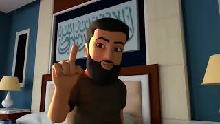 Jummah Mubarak 🕋3D cartoon model/  #NASHEED_BY_JUMMAH 😍 #Singer: Omar Esa 💖💖💖