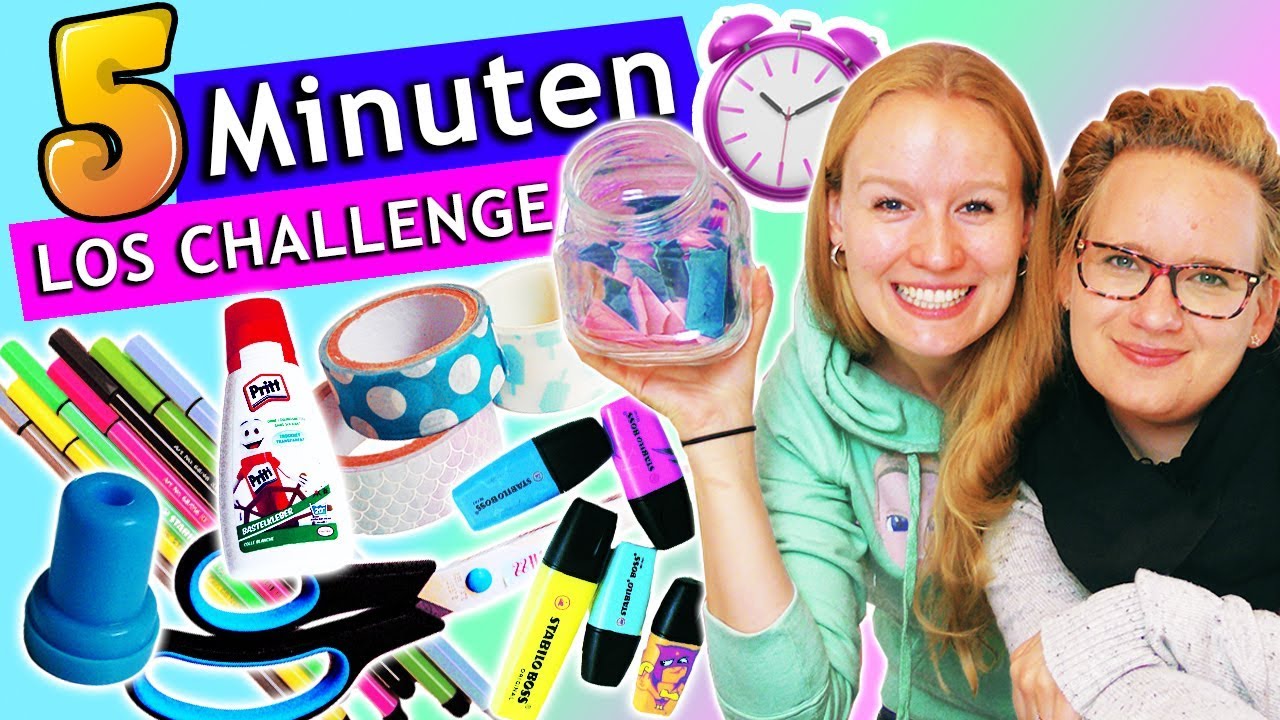 HEUTE ENTSCHEIDET DAS LOS! Neue 5 Minuten BastelChallenge