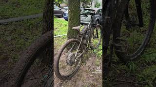 Muddy ride 🫣😳 #conversionkit #automobile #viral #ebike #bikelife #mtb #mud