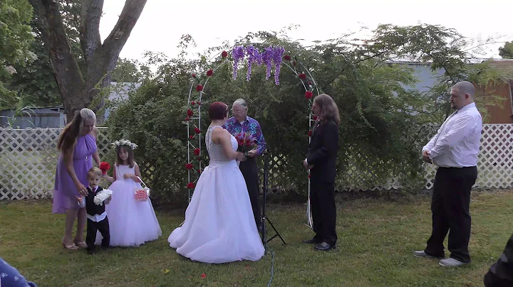 Ethan and Samantha Cox Wedding on July 4th, 2020.
