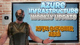 Halloween Infrastructure Update - 27th October 2023