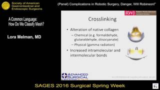 A common language:  How do we classify mesh?