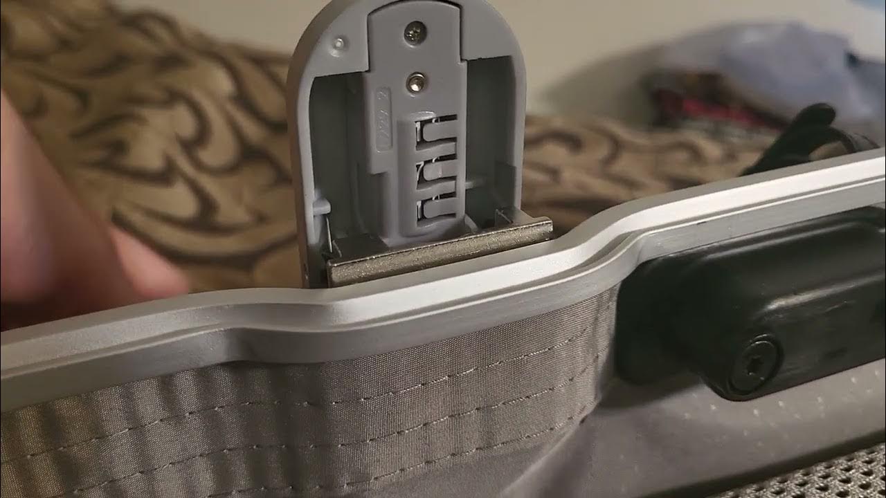 Set the lock combination on a Monos Hybrid Carry On YouTube