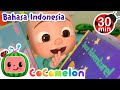 Aku Rajin Baca Buku!📚📖 | CoComelon Bahasa Indonesia - Lagu Anak Anak | Nursery Rhymes