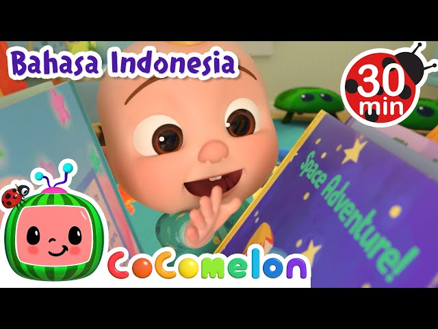 Aku Rajin Baca Buku!📚📖 | CoComelon Bahasa Indonesia - Lagu Anak Anak | Nursery Rhymes class=