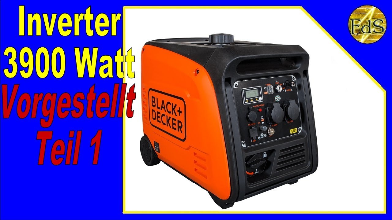 Black + Decker 3900 Watt BXGNi4000E /Notstromgenerator für Camping und Stromausfall / Review