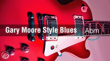 Gary Moore Style Blues Backing Track in Ab Minor