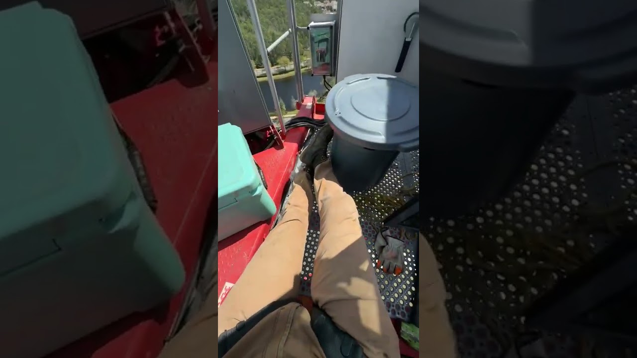 Tower Crane Operator's View: A Day in the Clouds 🏗️☁️