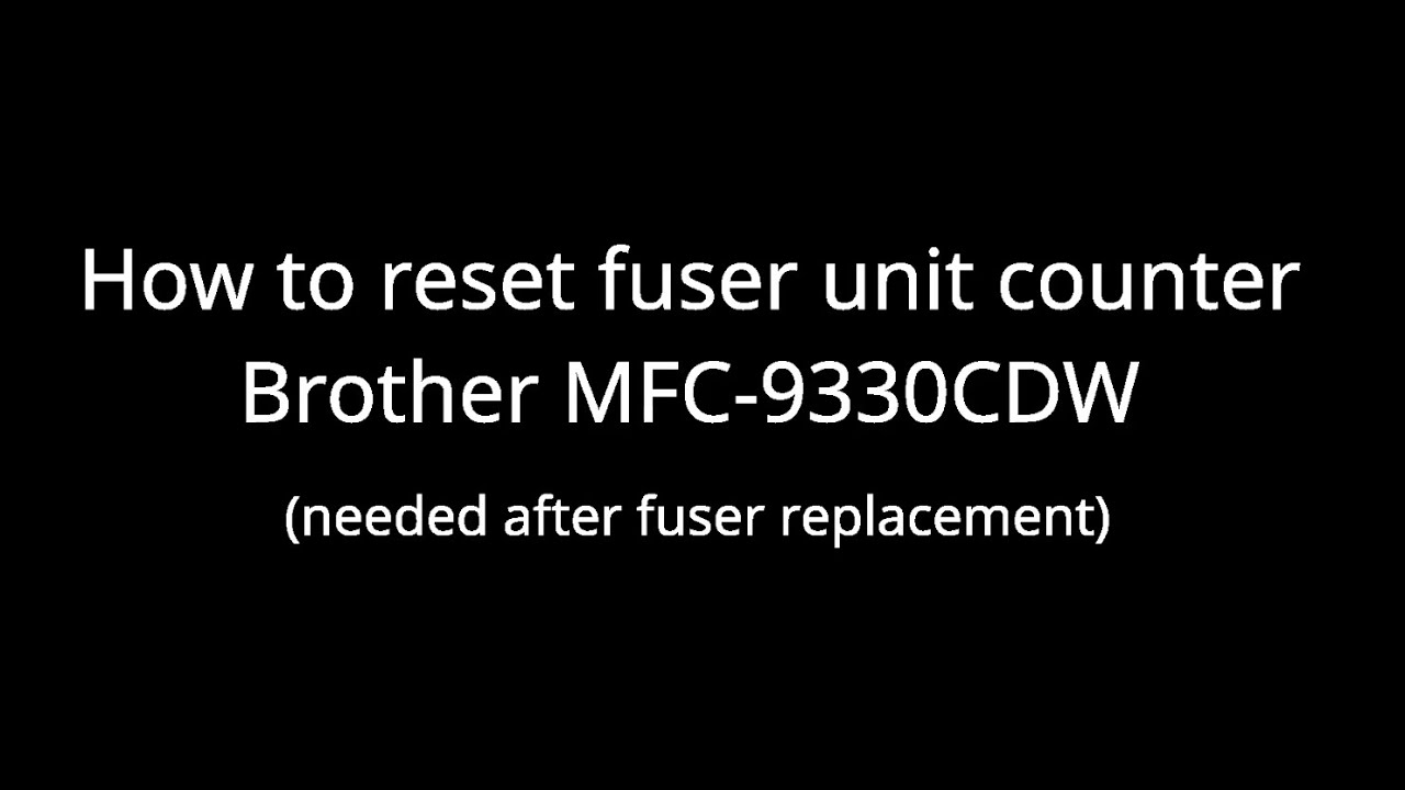 page counter reset on brother mfc 9330cdw page counter reset on brother mfc 9330cdw