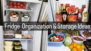 SMALL FRIDGE CLEANING AND ORGANIZATION | HOW TO STORE VEGETABLES VEGETABLES | FRIDGE STORAGE IDEAS