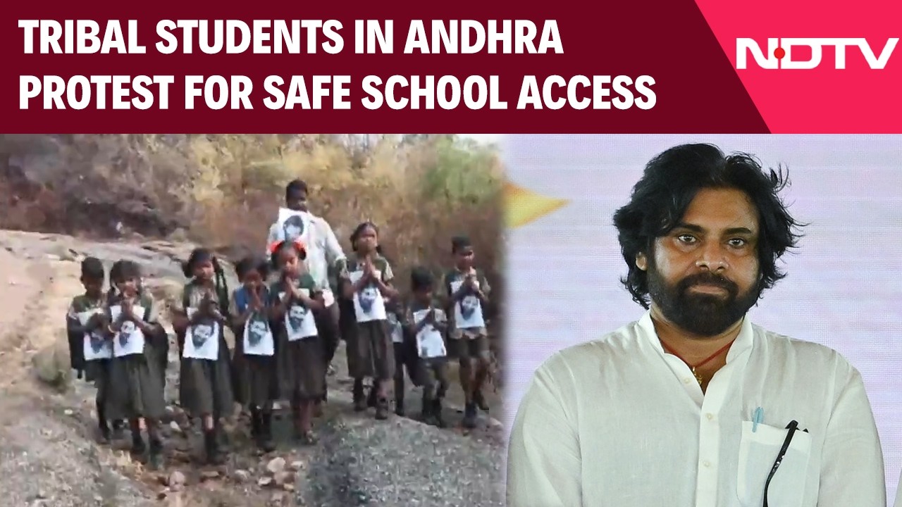 Tribal Students In Andhra Pradesh Protest For Safe School Access