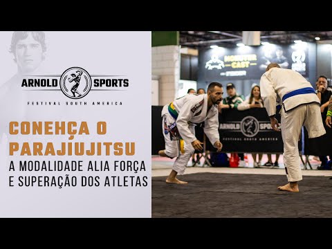 CONHEÇA O PARAJIUJITSU - A modalidade marcou presença no Arnold 2024