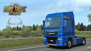 MAN TRUCK - CONTAINER TRAILER  DELIVERY | EURO TRUCK SIMULATOR 2 | 2020 screenshot 4